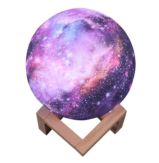 3D Printing Moon Lamp Galaxy Moon Light Kids Night Light 16 Color Change Touch and Remote Control Galaxy Light